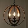 Chandeliers for Dining Room, Orb Light Fixtures Hanging for Kitchen Island, Modern Farmhouse Pendant Lighting for Foyer, 15.5”