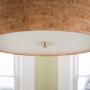 Kenroy Home Casual 3 Light Pendant ,64 Inch Height, 22 Inch Diameter with Brushed Steel Finish