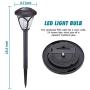 HECARIM Solar Lights Outdoor, 10 Pack Solar Pathway Lights, Solar Powered Garden Lights, Waterproof LED Solar Landscape Lights for Walkway, Pathway, Lawn, Yard and Driveway…