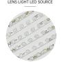NEWSEE MKL Ceiling Light (Black, 9 Inch)