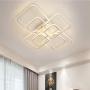 LED Ceiling Light Fixture With Remote Control,Chandelier Modern Acrylic Lighting Flush Mount Lamp 8 Heads for Dining Room Bedroom Square Kitchen Light Fixtures,Dimmable Light Color Changeable (White) LED Ceiling Light Fixture With Remote Control,Chandelier Modern Acrylic Lighting Flush Mount Lamp 8 Heads for Dining Room Bedroom Square Kitchen Light Fixtures,Dimmable Light Color Changeable (White)
