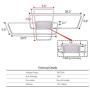 CHYING Modern Ceiling Light, White Flush Mount LED Rectangle Light Fixture 60W 6000K White Light PVC Metal Lighting for Living Room Bedroom Study CHYING Modern Ceiling Light, White Flush Mount LED Rectangle Light Fixture 60W 6000K White Light PVC Metal Lighting for Living Room Bedroom Study
