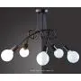 Modern Chandelier,Vintage Industrial Iron Pendant Light 12-Lights Spider Ceiling Lamp for Dining Room, Living Room(Containing Retro Tungsten Bulb)
