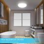 Smart Ceiling Light Flush Mount - YUNLIGHTS 12'' 24W RGB Ceiling Light Fixture Compatible with Alexa & Google Home & WiFi App Control, Waterproof LED Ceiling Light for Bedroom | Bathroom | Living Room