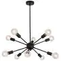 Sputnik Chandelier 10 Light Ceiling Lamp Black Modern Pendant Lighting Industrial Vintage Ceiling Light Fixture for Dining Room Bedroom Kitchen Living Room Foyer Hallway Sputnik Chandelier 10 Light Ceiling Lamp Black Modern Pendant Lighting Industrial Vintage Ceiling Light Fixture for Dining Room Bedroom Kitchen Living Room Foyer Hallway