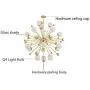 Sputnik Chandelier Lighting, Gold Mid Century Ceiling Lamp Modern Pendant Light Fixture Lighting Ceiling Light Fixture Lighting for Living Room Cafe Bar Dining Room (18 Light)