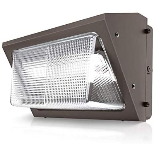 AOK LED Wall Pack Outdoor Lighting 125lm/w 5000K Daylight 100-277V Commercial Lighting Fixture Waterproof UL, DLC Premium (Bronze, 60W)