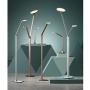 Bentley Modern Task Floor Lamp LED Silver Aluminum Adjustable Touch On Off for Living Room Reading Bedroom Office - Possini Euro Design