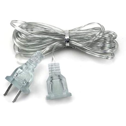 Lainin 5M/16 FT String Curtain Fairy Light Extension Cord 110V /US Plug Extender Wire Only for Christmas String Lights Wedding Decoration(Not Fit for High-Power Home Appliances)