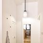 TODOLUZ Black Single Island Pendant Light with Opal White Cylinder Shades Mini Ceiling Hanging Light Fixture for Kitchen Diving Room Study Loft