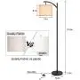 Befano Floor Lamps for Living Room, Bright Tall Lamp with Treadle-Operated, Ajustable 360°Lampshade and Modern Long Lifespan Energy-Saving Floor Lamps for Bedroom, Office