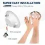BBounder LED Recessed Lighting 4 Inch 12Pack, Dimmable, Damp Rated, LED Downlight with Baffle Trim, 8.5W=60W 650LM 5000K Can Lights, Simple Retrofit Installation - UL + Energy Star