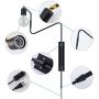 Rustic Swing Arm Plug in Wall Sconce Lamp Light, Black Plating Plug in or Hardwired Industrial Retro Rustic Antique Wall Lamp for Living Room Bedroom, Set of 2 Rustic Swing Arm Plug in Wall Sconce Lamp Light, Black Plating Plug in or Hardwired Industrial Retro Rustic Antique Wall Lamp for Living Room Bedroom, Set of 2