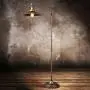 LITFAD Industrial Stylish Flared Floor Lamp Metal 1 Bulb Living Room Standing Floor Light with Boom Arm in Bronze for Bedroom Hotel Dining Room Restaurant