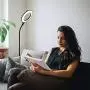 Floor Lamp with 3 Brightness Levels, 600 Lumens, 360° Adjustable LED Floor Light, TW Dimmable Best Non-Glare Reading Standing Lamp for Sewing Living Room Bedroom Office (Black) Floor Lamp with 3 Brightness Levels, 600 Lumens, 360° Adjustable LED Floor Light, TW Dimmable Best Non-Glare Reading Standing Lamp for Sewing Living Room Bedroom Office (Black)