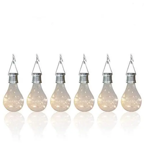 pearlstar Solar Light Bulbs Outdoor Waterproof Garden Camping Hanging LED Light Lamp Bulb Globe Hanging Lights for Home Yard Christmas Party Holiday Decorations (6 Pack-Clear Bulbs) pearlstar Solar Light Bulbs Outdoor Waterproof Garden Camping Hanging LED Light Lamp Bulb Globe Hanging Lights for Home Yard Christmas Party Holiday Decorations (6 Pack-Clear Bulbs)