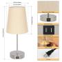 Yueximei Touch Control Table Lamp,3 Way Dimmable,2 USB Charging Ports,E26 Bedside Table Lamps,Nightstand Lamp for Bedroom, Living Room,Dorm or Office,2pack (LED Bulb Included) Yueximei Touch Control Table Lamp,3 Way Dimmable,2 USB Charging Ports,E26 Bedside Table Lamps,Nightstand Lamp for Bedroom, Living Room,Dorm or Office,2pack (LED Bulb Included)
