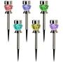 Solar Pathway Lights Outdoor, 6 Pack Solar Garden Lights, Dual Color Changing LED Landscape Stake Outdoor Solar Lights for Walkway Solar Pathway Lights Outdoor, 6 Pack Solar Garden Lights, Dual Color Changing LED Landscape Stake Outdoor Solar Lights for Walkway