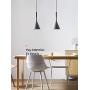iYoee LED Kitchen Island Pendant Light Fixture for Dining Room, Living Room Bedroom Mini Bedside Adjustable Gray Hanging Ceiling Light,Free 5W LED Bulb