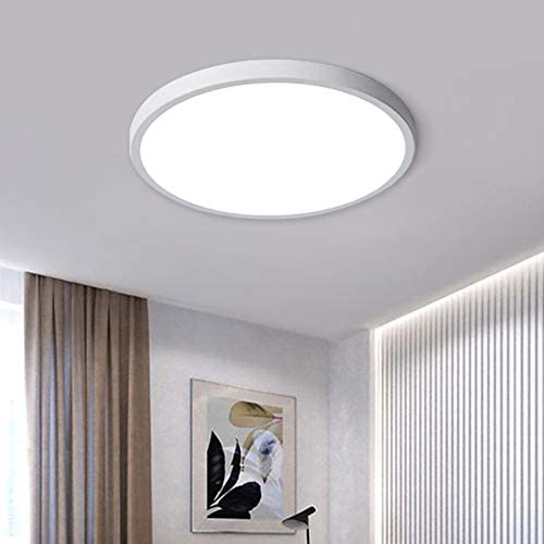 Jaycomey Modern 38W LED Ceiling Light, 15.7 Inch Super Bright LED Flush Mount Ceiling Light Fixture,6500K/Cool White Ceiling Lamp for Bedroom Living Dining Room Kitchen