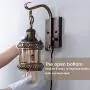 Retro Wall Light Fixtures, 2-in-1 Antique Bronze Vintage Wall Lighting Hardwired Plug in Industrial Lantern Retro Lamp Metal Wall Sconce for Bedside Bedroom Home Dining Room(2 Pack) Retro Wall Light Fixtures, 2-in-1 Antique Bronze Vintage Wall Lighting Hardwired Plug in Industrial Lantern Retro Lamp Metal Wall Sconce for Bedside Bedroom Home Dining Room(2 Pack)