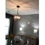 Lika 4-Light Chandelier 15.7'' Farmhouse Rustic Industrial Pendant Lighting with Metal Spherical Shade Black Chandeliers for Dining Room, Kitchen, Foyer Lika 4-Light Chandelier 15.7'' Farmhouse Rustic Industrial Pendant Lighting with Metal Spherical Shade Black Chandeliers for Dining Room, Kitchen, Foyer