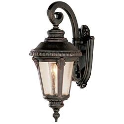 Trans Globe Lighting Trans Globe Imports 5043 RT Traditional One Light Wall Lantern from Commons Collection in Bronze/Dark Finish, Rust