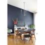 MOTINI 3-Light Farmhouse Chandelier in Silver Polished Nickel Finish, Hanging Candle Pendant Lighting Fixtures for Kitchen Island Dining Room