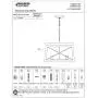 Briarwood Collection Rich Oak Four-Light Farmhouse Chandelier