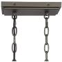 Emile Oiled Rubbed Bronze Large Linear Island Pendant Chandelier 43 1/2'' Wide Farmhouse Industrial Rustic LED 4-Light Fixture for Kitchen Island Dining Room - Franklin Iron Works