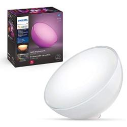 Philips Hue Go White and Color Portable Dimmable LED (Bluetooth & Zigbee) Smart Light Table Lamp, White