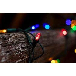 ASENEK Battery Operated String Light, 33ft 100 LED Christmas Light with Timer & 8 Modes, 4AA Waterproof String Light for Outdoor and Indoor Décor – Multicolor