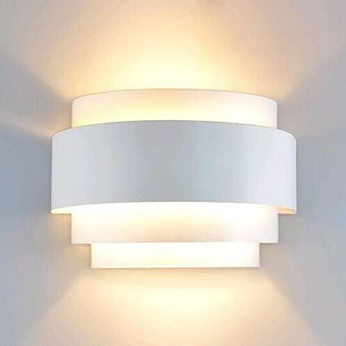 LightInTheBox Modern/Contemporary Wall Sconces 1 Light Wall Light Metal Shade E26/E27 Bulb Base Painting Finish 110-120V White Color