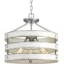 Progress Lighting P350049-141 Gulliver Semi-Flush/Convertible, Galvanized Finish