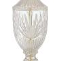 Traditional Table Lamps Set of 2 Cut Glass Urn Brass White Cream Bell Shade for Living Room Family Bedroom Bedside - Regency Hill Traditional Table Lamps Set of 2 Cut Glass Urn Brass White Cream Bell Shade for Living Room Family Bedroom Bedside - Regency Hill