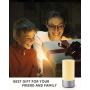 Table Lamp Touch Sensor Bedside Lamps Nightstand lamp, BCMASTER Desk Lamps Dimmable Color Changing RGB Warm White Touch Lamps Night Light for Bedroom, Baby Kids Room, Living Room and Office