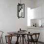 Farmhouse Black 3-Light Industrial Chandelier Modern Pendant Lighting Hanging for Kitchen Island Dining Room Bedroom Living Room Hallway