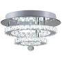 Modern K9 Crystal Raindrop Chandelier Lighting Flush Mount LED Ceiling Light Fixture Pendant Lamp for Dining Room Bathroom Bedroom Living Room (Crystal Ceiling light3)