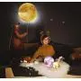 Starry Moon Lamp, LOGROTATE Galaxy Night Light 16 Colors 3D Print LED Moon Light with Stand, Remote&Touch Control, USB Rechargeable Gift for Women Kids Birthday, Bedroom Home Decor, 5.98 inch