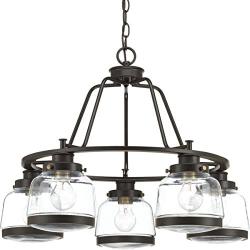 Progress Lighting P400058-020 Judson Chandeliers, Antique Bronze