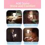 SomeShine Kids Night Light - Rechargeable Cat Kawaii Lamp with Auto-Off Timer, Safe and Durable Animal Night Light and Glowing Companion for Baby Feeding, Diaper Changing, and Midnight Bathroom Trips