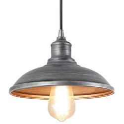 Giluta Industrial Pendant Lighting Rustic Vintage Ceiling Hanging Light Fixture Indoor Edison Lamp Retro Look for Kitchen Dining Room Farmhouse 9.75''D x 6''H