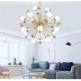 Sputnik Chandelier Lighting, Gold Mid Century Ceiling Lamp Modern Pendant Light Fixture Lighting Ceiling Light Fixture Lighting for Living Room Cafe Bar Dining Room (18 Light)