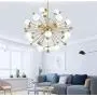 Sputnik Chandelier Lighting, Gold Mid Century Ceiling Lamp Modern Pendant Light Fixture Lighting Ceiling Light Fixture Lighting for Living Room Cafe Bar Dining Room (18 Light)