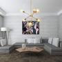 Sputnik Chandelier Modern Pendant Lighting 6 Lights Gold Chandeliers Hanging Dining Room Light for Kitchen Hallway Dining Room Living Room