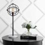 JONATHAN Y JYL1091A Atomic Caged 26.5'' Edison Bulb Metal/Marble Modern LED Table Lamp Rustic,Cottage,Industrial for Bedroom, Living Room, Office, College Dorm, Coffee Table, Bookcase, OilRubbedBronze
