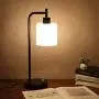Industrial Lamp,Tomshine Desk Lamp with 2 USB Ports,Stepless Dimmable Vintage Nightstand Lamp, Glass Shade Bedroom Lamp for Bedroom, Living Room Industrial Lamp,Tomshine Desk Lamp with 2 USB Ports,Stepless Dimmable Vintage Nightstand Lamp, Glass Shade Bedroom Lamp for Bedroom, Living Room