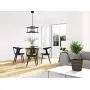 TENGXIN Flush Mount Ceiling Light,Chandelier for Living Room Bedroom,Kitchen, Hallway,Black Brass Finished with Iron metarial,UL Listed,No Bulbs Included
