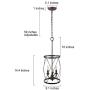 Foyer Chandeliers, Entryway Chandelier Lighting, Industrial 3-Light Pendant Lighting for Kitchen Island, Stairway, Dining Room, 9.1” in Dia, Bronze Foyer Chandeliers, Entryway Chandelier Lighting, Industrial 3-Light Pendant Lighting for Kitchen Island, Stairway, Dining Room, 9.1” in Dia, Bronze