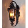 Casa Marseille Outdoor Wall Light Fixture Bronze Scroll 21 1/2'' Hammered Glass for House Porch Patio - John Timberland